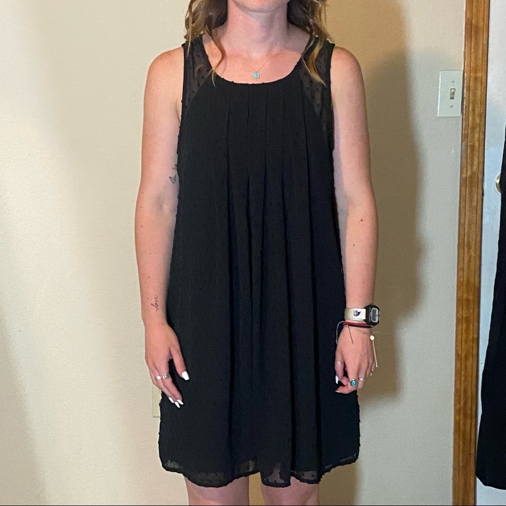 Sam Edelman black polka dot mini dress